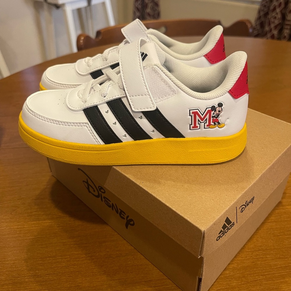 Adidas Mickey Mouse kids shoes- size 12